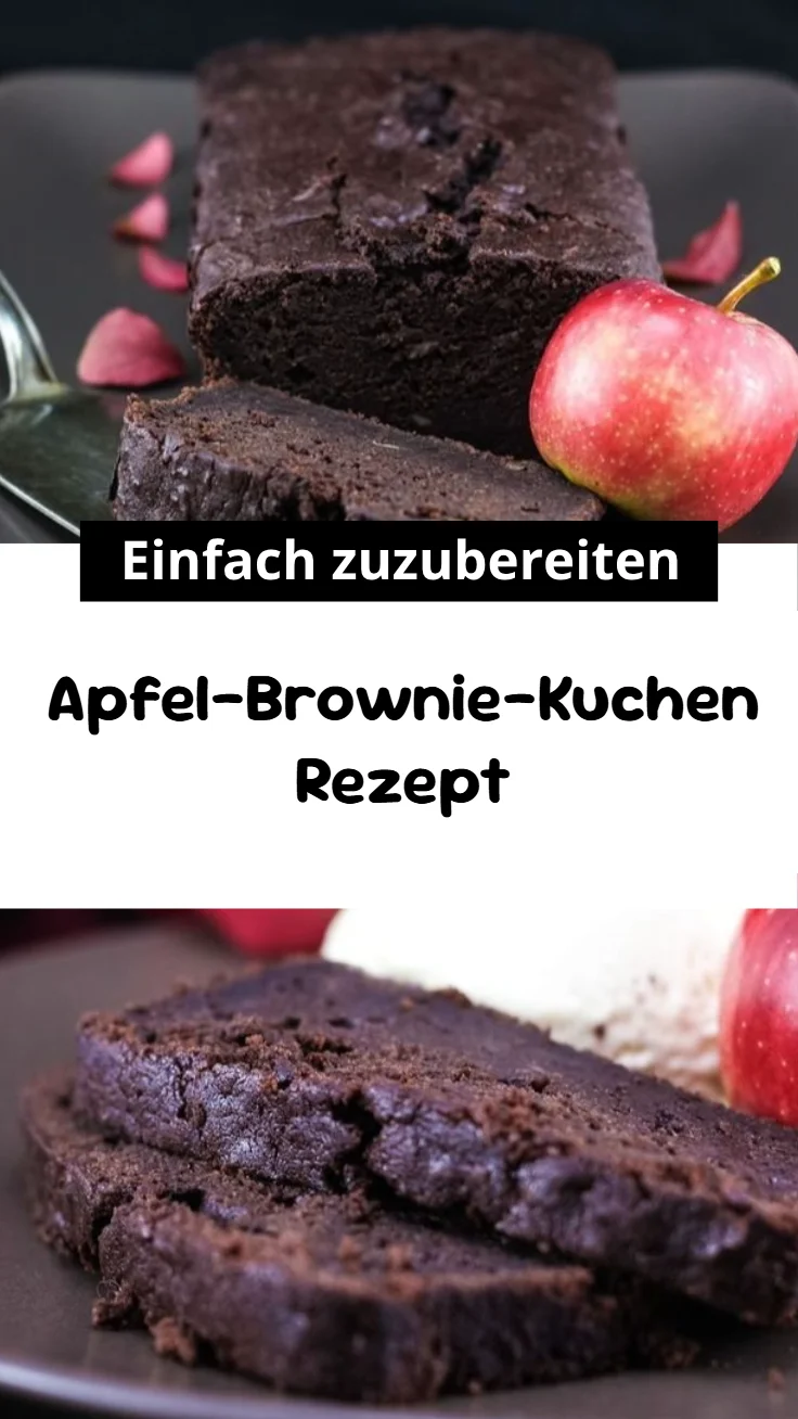 Apfel-Brownie-Kuchen Rezept