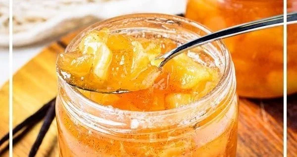 Apfelmarmelade mit feiner Vanillenote