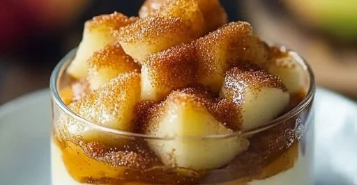Bratapfel mit Vanillesoße