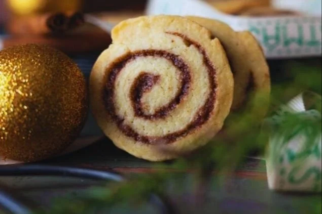Einfache Zimtrollenplätzchen