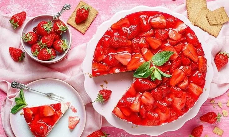 Erdbeerkuchen ohne Backen – köstliches Rezept für einen erfrischenden Genuss