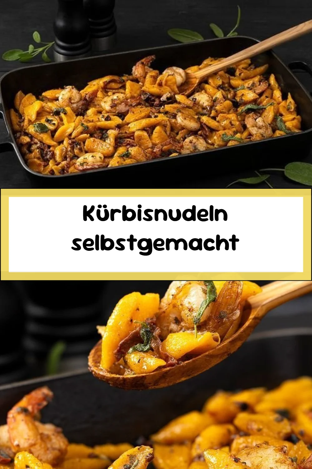 Kürbisnudeln selbstgemacht