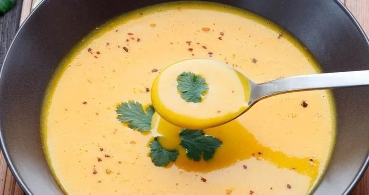 Pikante Kürbis Kokos Suppe
