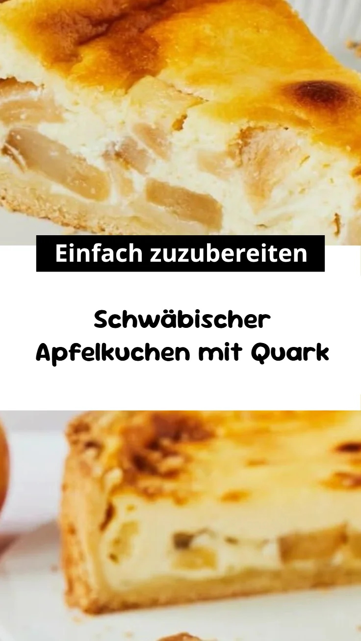 Schwäbischer Apfelkuchen mit Quark