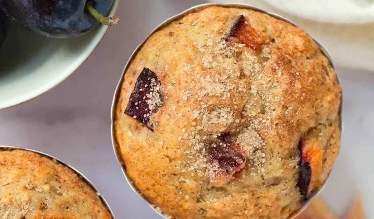 Leckere Zwetschgen Muffins frisch aus dem Ofen